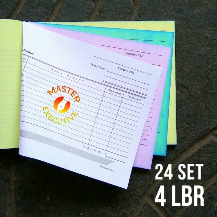 Jual AF Buku Nota Faktur 4 ply NCR / Rangkap B4 | Shopee Indonesia