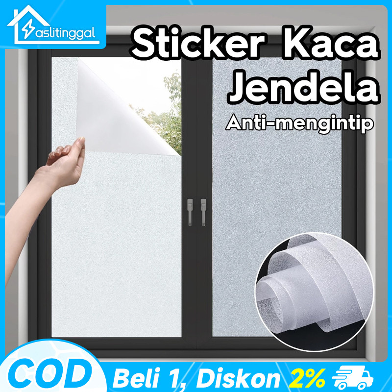 Jual 【Ukuran besar】Sticker Kaca Sandblast Sunblast Polos Beberapa ...