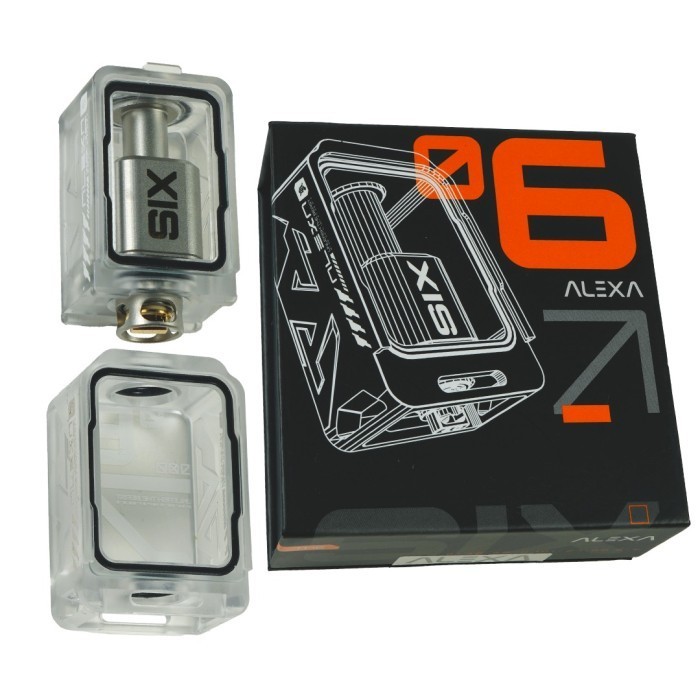 Jual Atomizer RBA Alexa The Six RBA For Boro & DotAio White Frosted ...