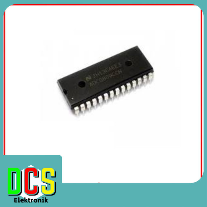 Jual ADC0809. Analog to Digital Converter. 8 channel multiplexer ...