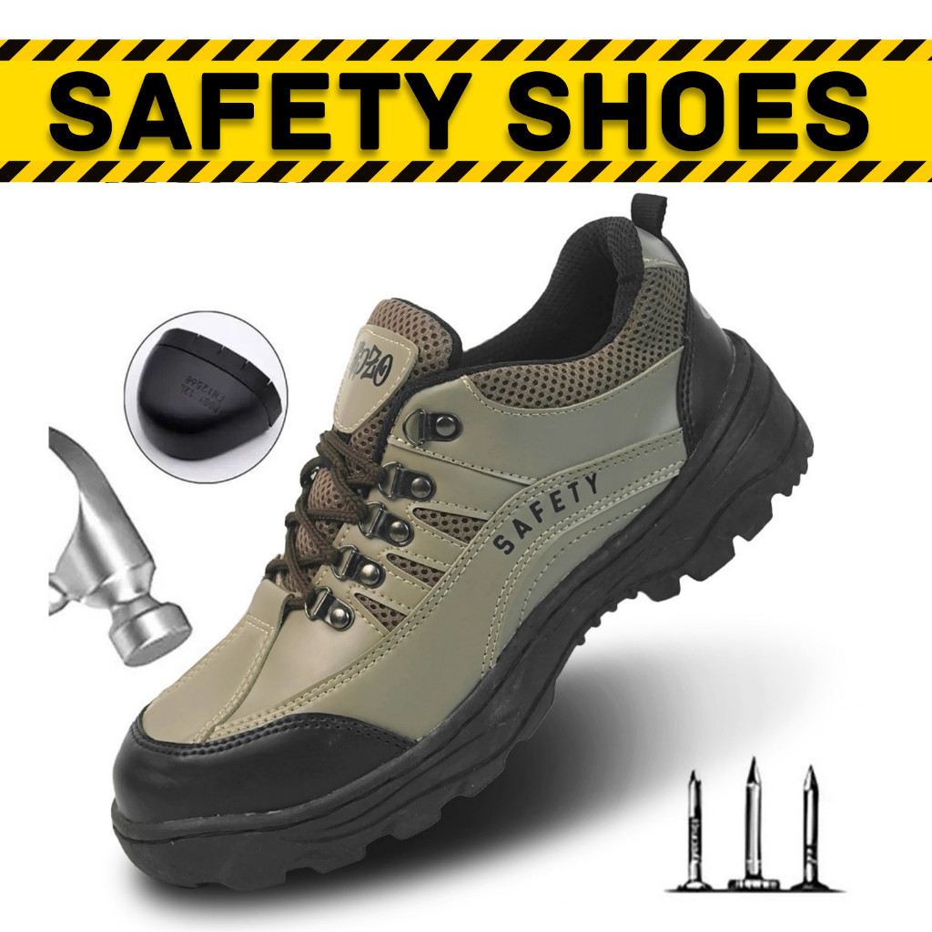 Jual Sepatu Safety Pria Ujung Besi Sepatu Outdoor Safety Boot Safety ...