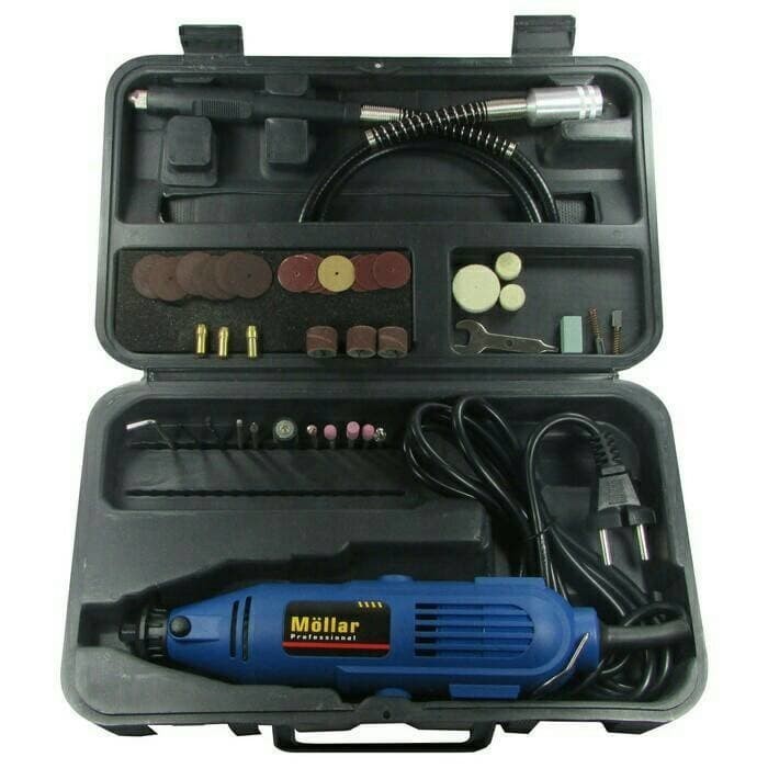 Jual Mini Grinder Tuner Bor Botol Mini Merk Mollar Set 40 Pcs Aksesoris ...