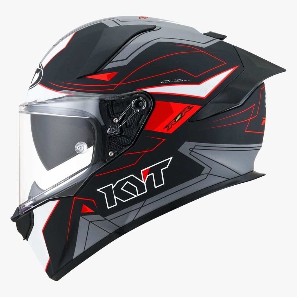 Jual HELM KYT R2R LED - BLACK/GREY (VISOR CLEAR) | Shopee Indonesia