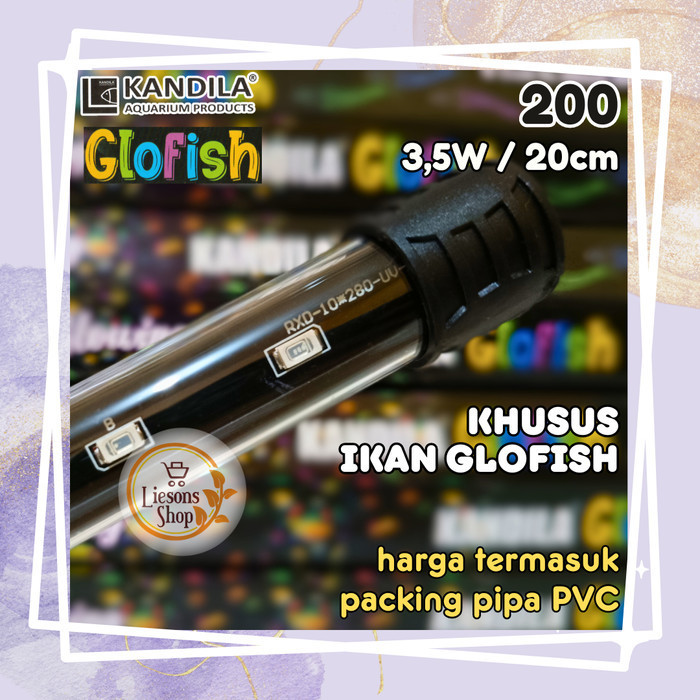 Jual Lampu Kandila Glofish Glo 200 Lampu View Ikan Glo Fish Glowfish