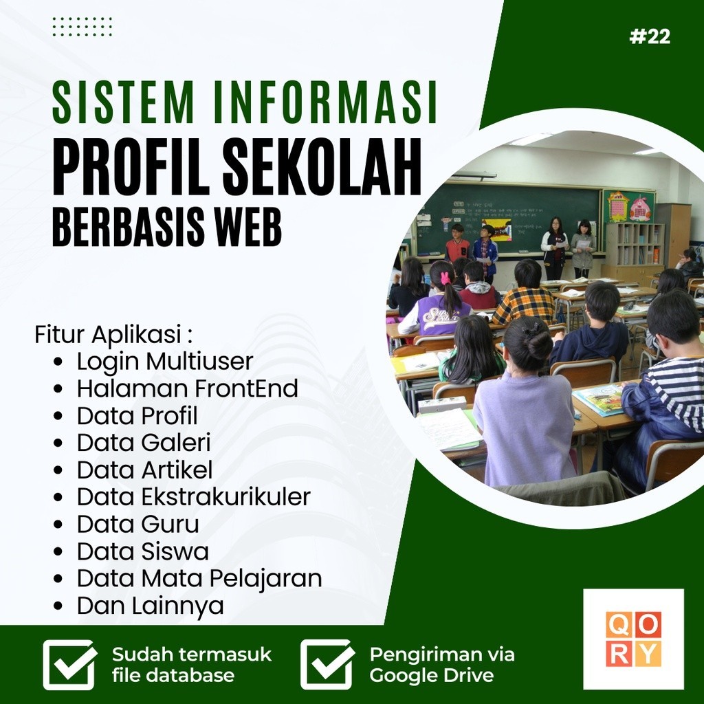 Jual Source Code Program Aplikasi Sistem Informasi Profil Sekolah