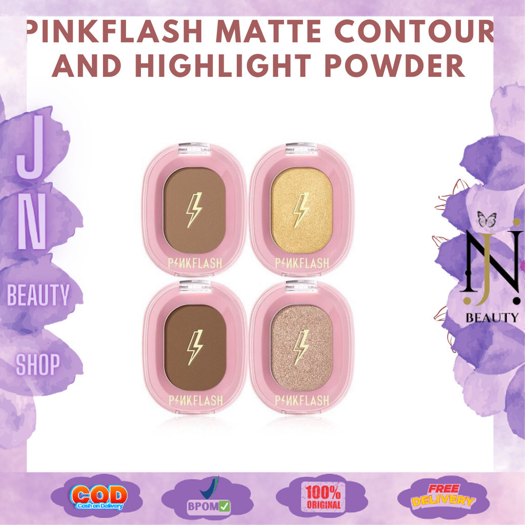 Jual PINKFLASH MATTE CONTOUR AND HIGHLIGHT POWDER | Shopee Indonesia