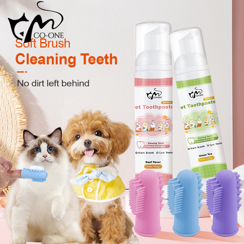 Jual CO-ONE Sikat Gigi Kucing Sikat Gigi Anjing Sikat Gigi Silikon Jari