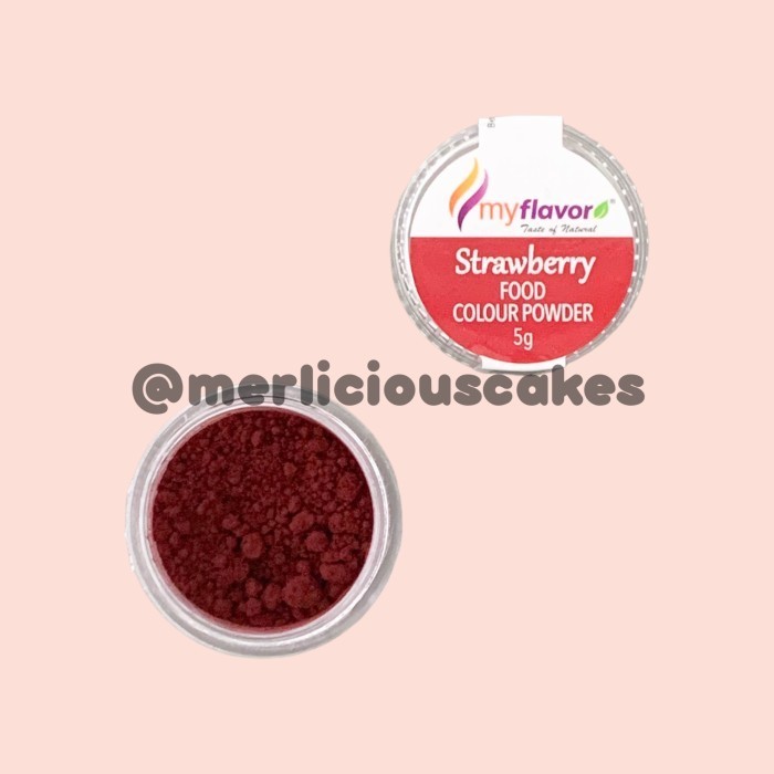 Jual Strawberry Food Colour Powder My Flavor Pewarna Makanan Bubuk 5 ...