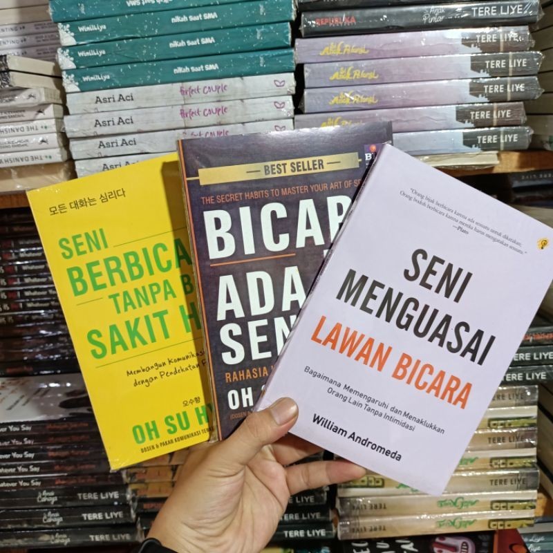 Jual Paket 3 Buku Bicara Itu Ada Seninya - Seni Menguasai Lawan Bicara ...