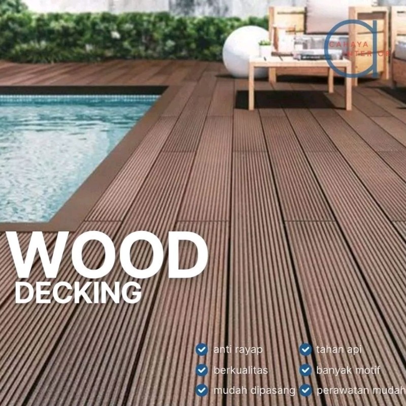 Jual KISABA WOOD DECKING FLOORING outdoor uk 290 x 14 x 2 cm Lantai ...