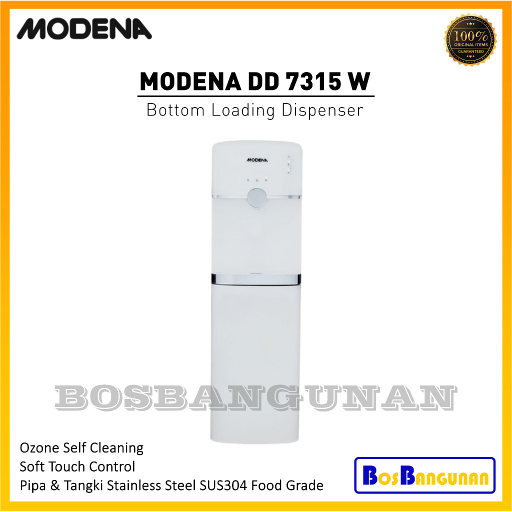 Jual Dispenser MODENA DD 7315 W Ozone Self Cleaning / Dispenser MODENA