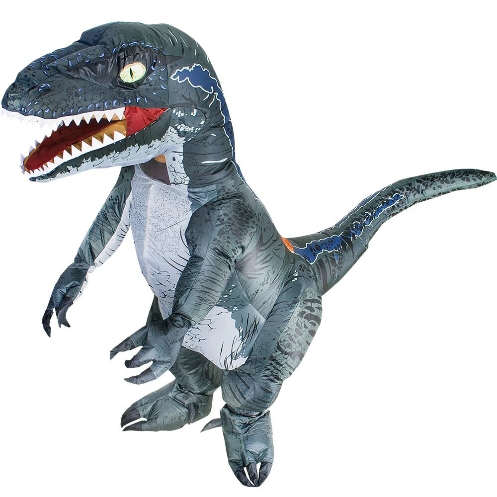 Jual Hot T-REX Velociraptor Inflatable Dinosaur Costume Anime Purim ...