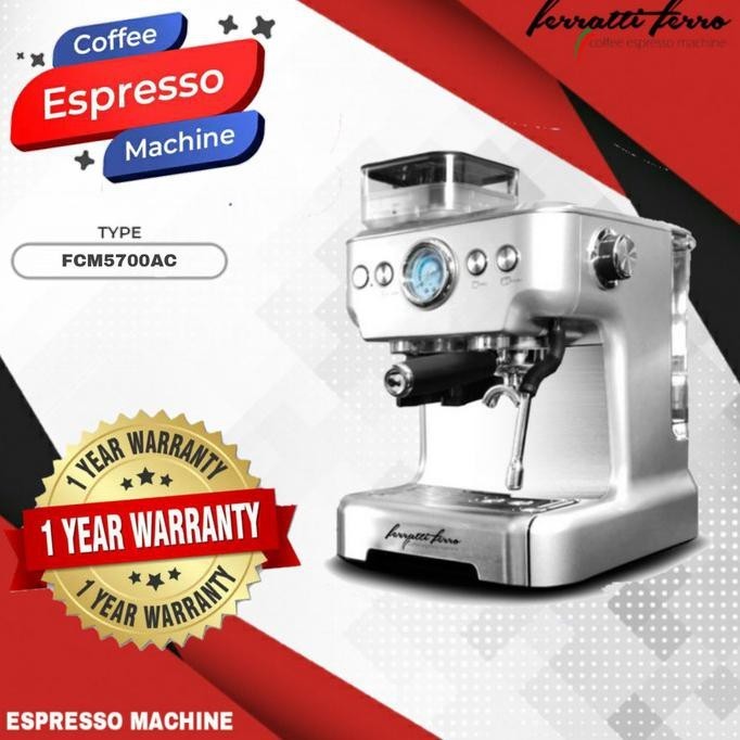 Jual Ferratti Ferro Mesin Pembuat Kopi Espresso Maker Fcm-5700Ac ...