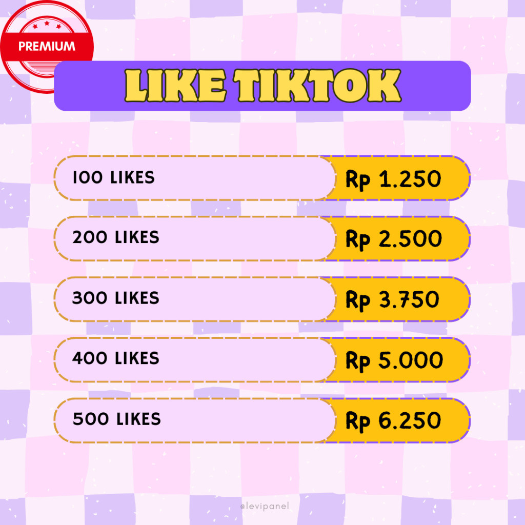 Jual Jasa Tambah Likes Tik Tok Buat Fyp Premium Proses Cepat