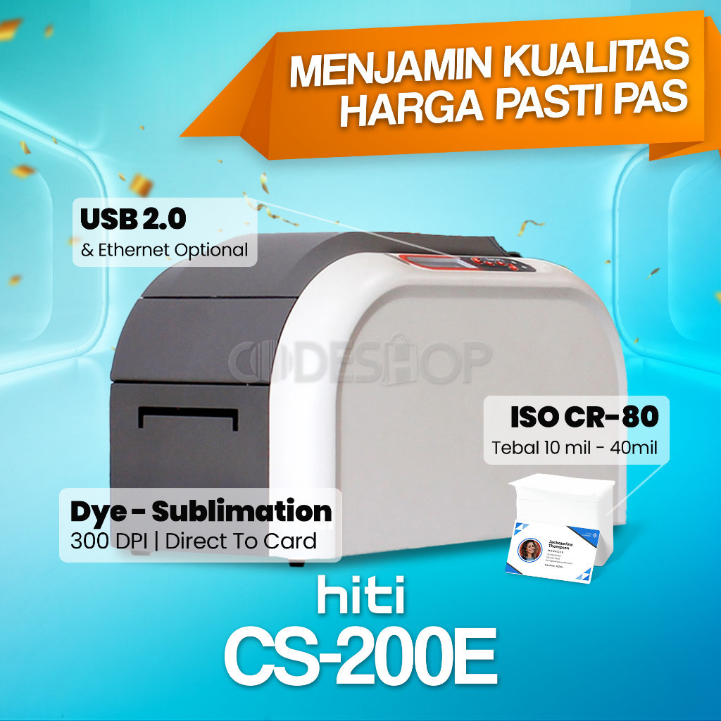 Jual Id Card Printer Hiti Cs E Printer Kartu Hiti Cs Printer