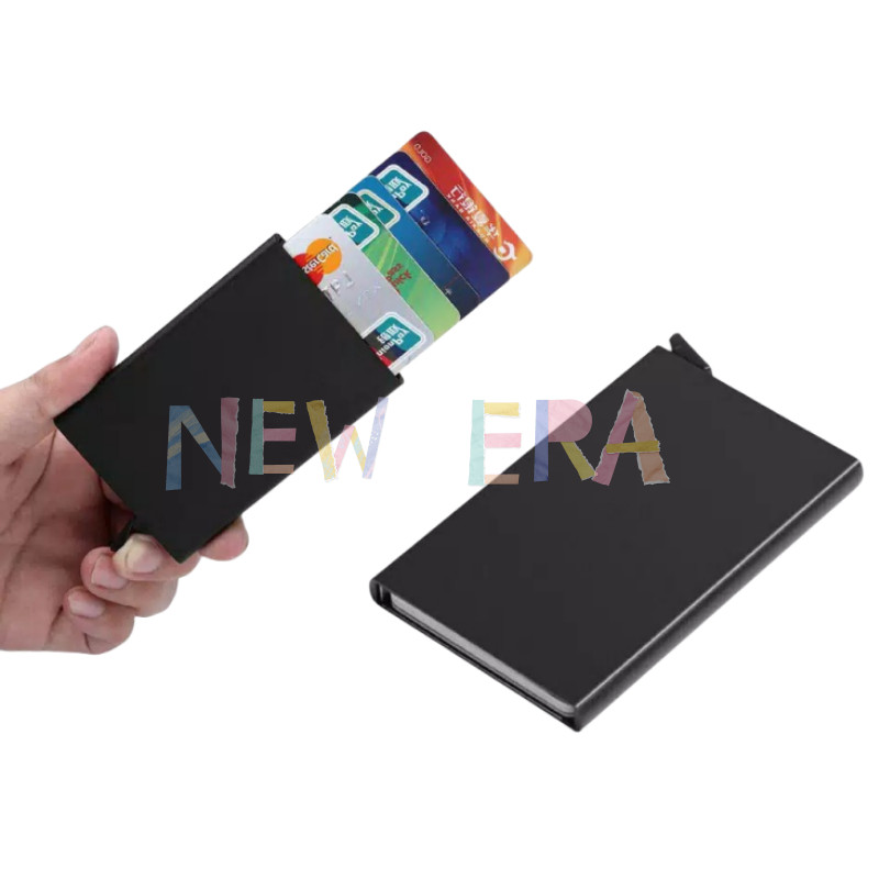 Jual NewEra Premium Rfid Block Aluminium Card Holder Auto Pop Up Dompet ...