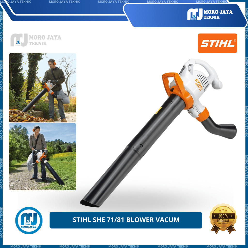 Jual Mesin Vacuum Shredder Stihl SHE 71/81 Blower Vacum Penyedot Daun