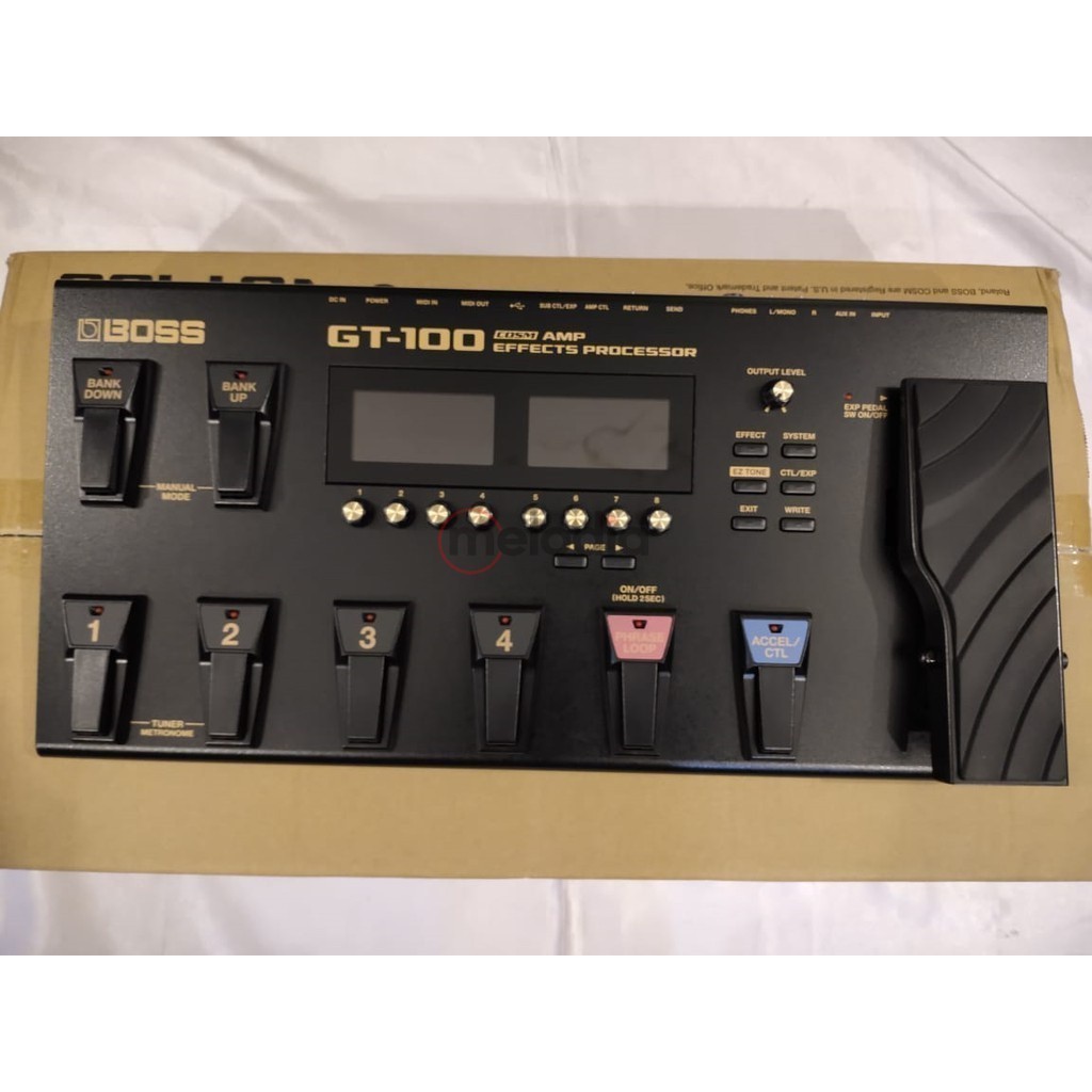 Jual Boss GT100 Guitar Multieffects, Guitar Amp Effects Processor