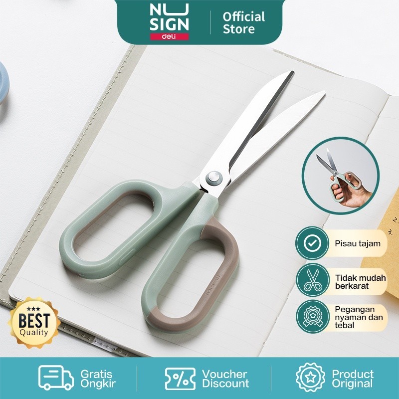 Jual Nusign Scissors / Gunting Desain Elegan Dual Color Pegangan Sangat ...