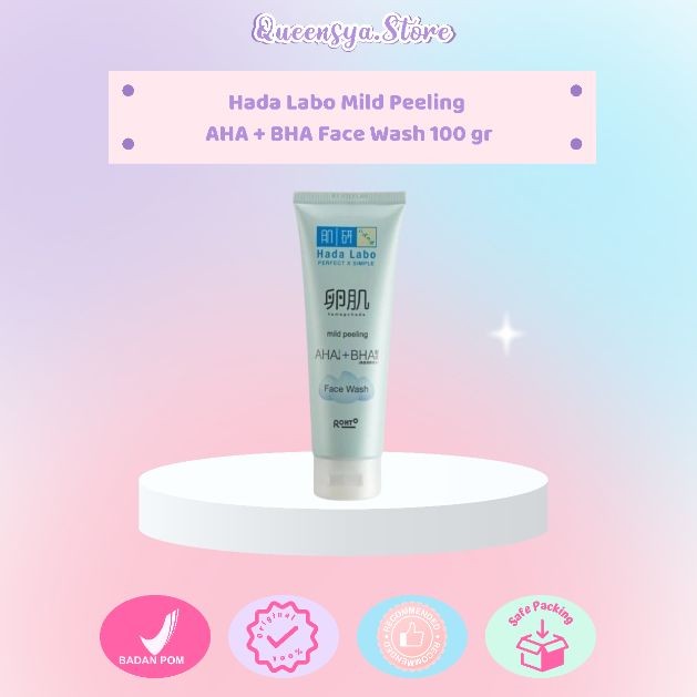 Jual Hada Labo Tamagohada Mild Peeling AHA + BHA Face Wash 100 gr ...