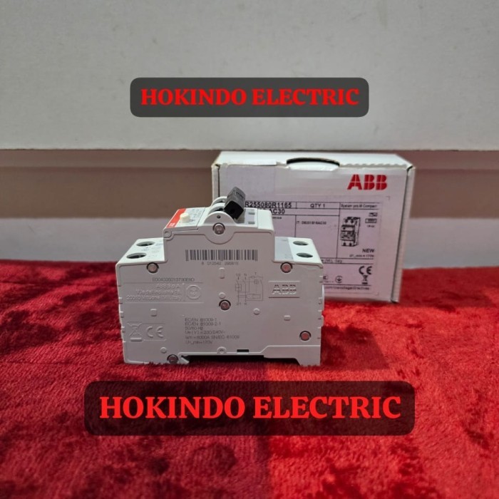Jual RCBO ABB DS201 B16 / RCBO ABB DS201 2P 16A 30MA / RCBO ABB 1P+N ...