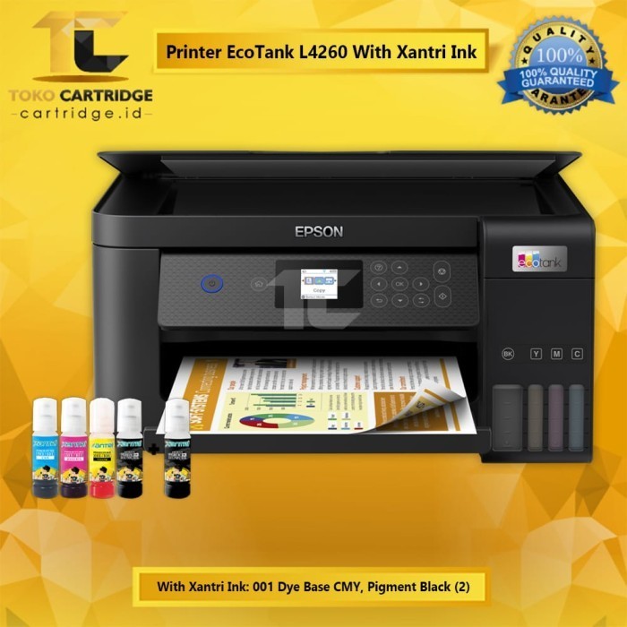 Jual Printer Epson Ecotank L4260 L 4260 A4 Wi Fi Duplex All In One Ink Tank Compatible Ink 6636