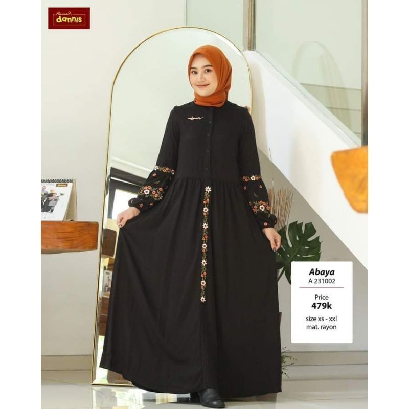 Jual DANNIS GAMIS ABAYA DEWASA TERBARU HITAM (NOVEMBER 2023) | Shopee ...