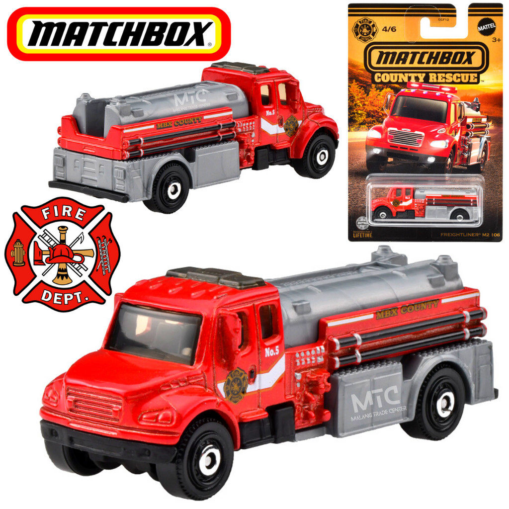 Jual Matchbox County Rescue Freightliner M2 106 | Shopee Indonesia