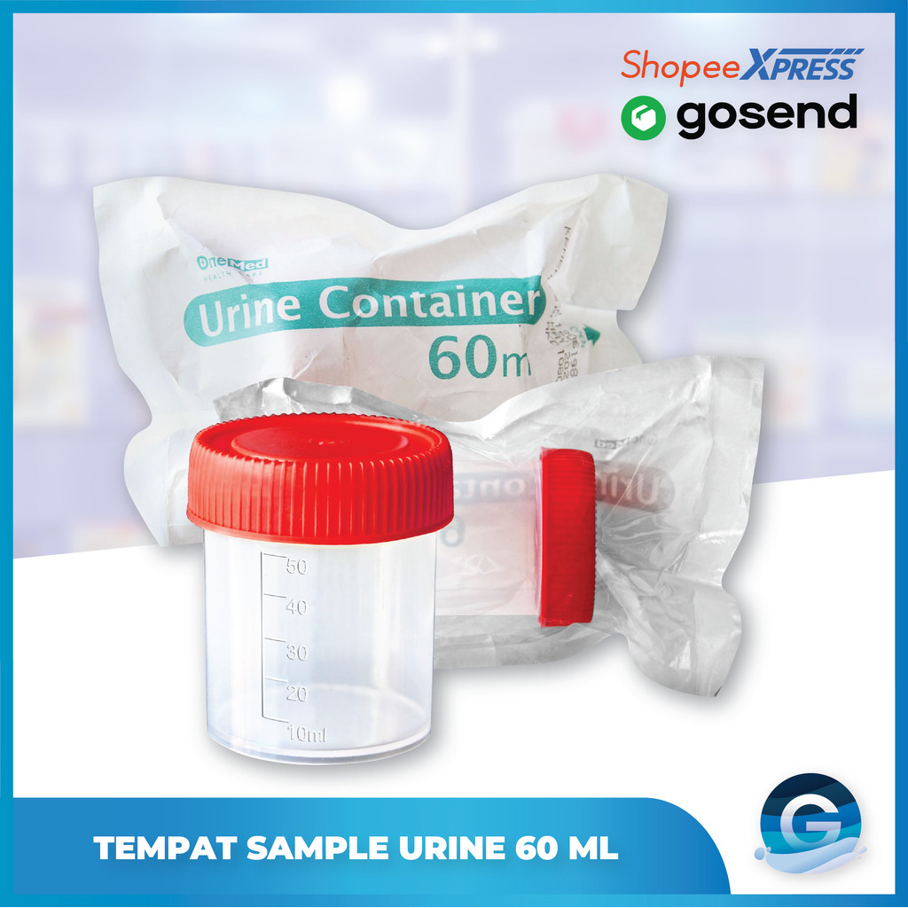 Jual Pot Urine Steril 60cc Onemed Tempat Sampel Urine 60ml | Shopee ...