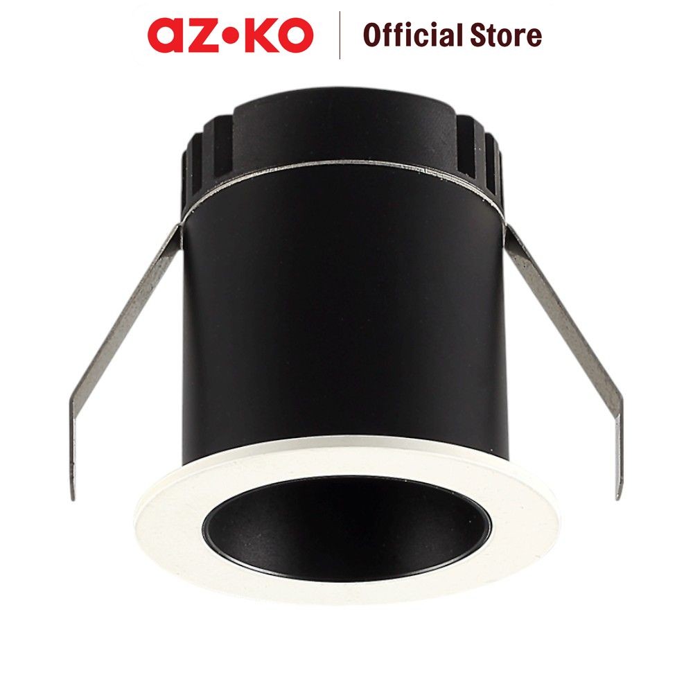 Jual AZKO Krisbow Lampu Downlight Mini Led Fixed 3 watt Warm White ...