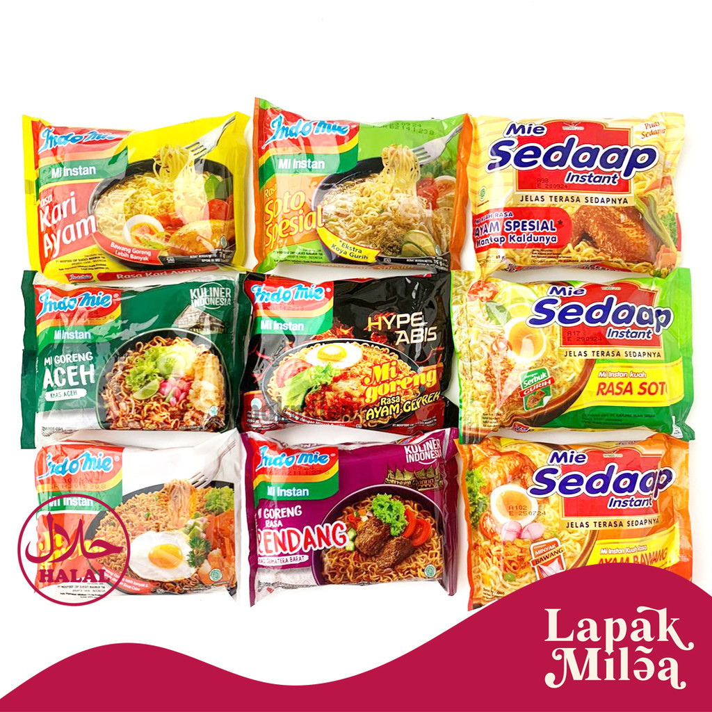 Jual [JATIM] Mie Goreng Instant Indomie | Mie Goreng Sedaap All Variant ...