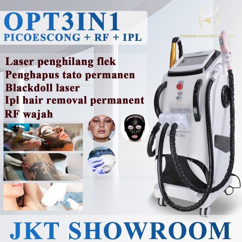 Jual laser picosecond + IPL laser Hair Removal Laser menghilangkan