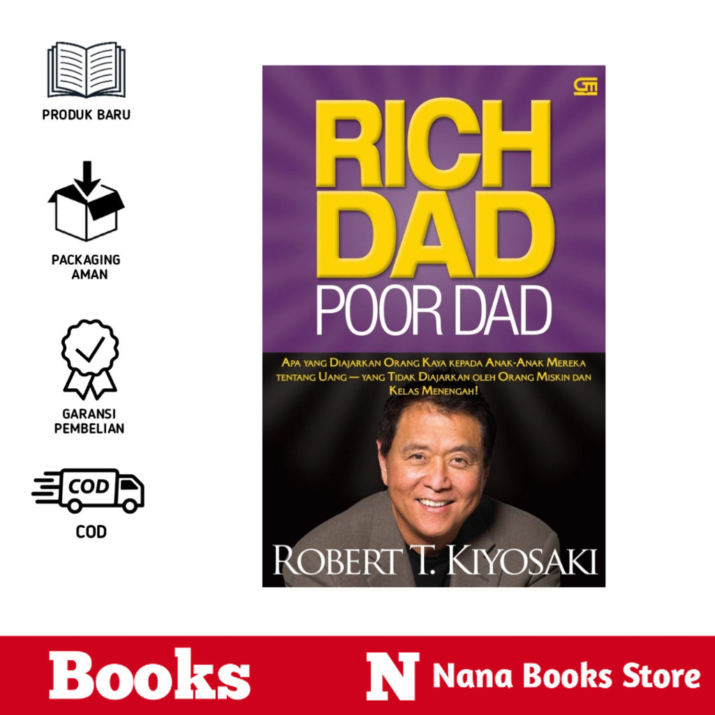 Jual Buku Rich Dad Poor Dad Edisi Revisi By Robert T Kiyosaki Nana