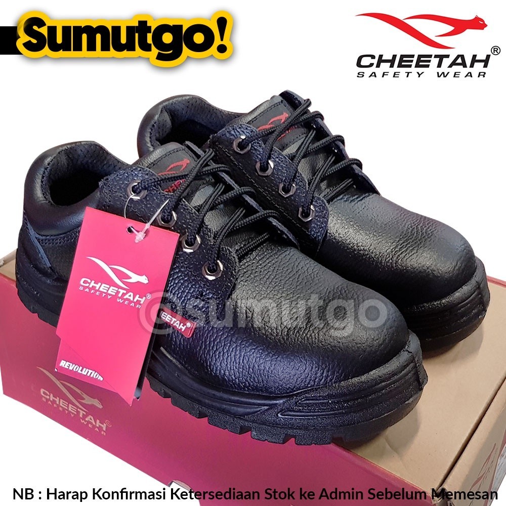 Jual SAFETY & KUAT Cheetah 3002H Sepatu Safety Proyek Pendek Bertali
