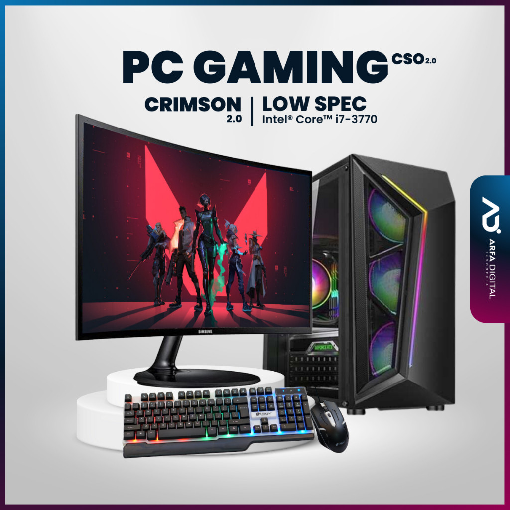 Jual Ok Gash Pc Rakitan Gaming Fullset Murah Siap Pakai Intel Core I Ram Gb Hdd Gb