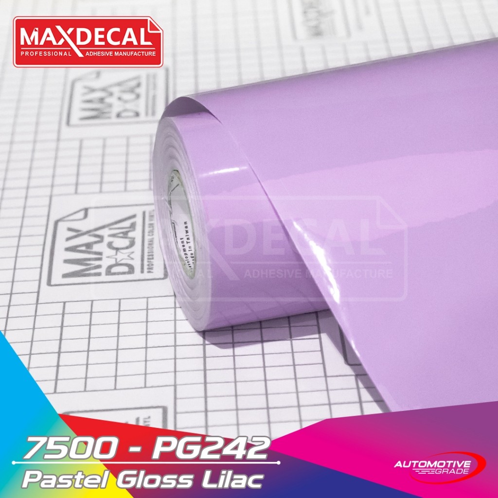 Jual Sticker Maxdecal 7500 PG242 Pastel Gloss Lilac Ungu Lilac Glossy ...