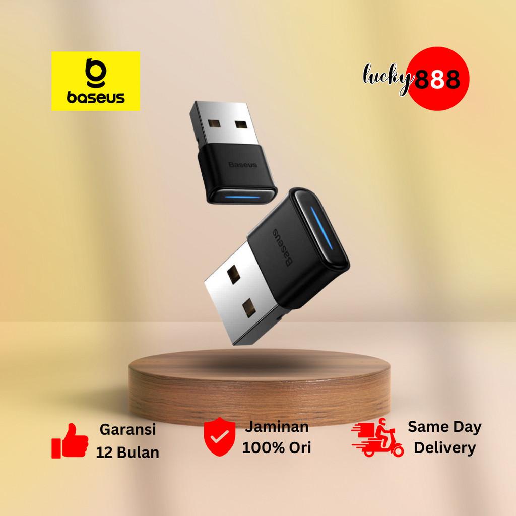 Jual BASEUS Wireless Adapter Computer Dongle Receiver Bluetooth 5.0 ...