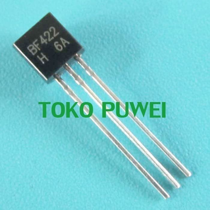 Jual BF422 F422 TO-92 NPN 250V 0.1A High Voltage Transistor BC92 ...