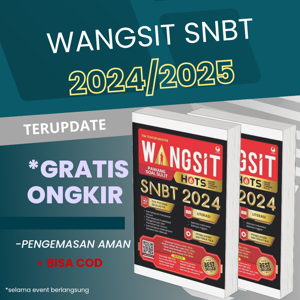 Jual WANGSIT (Pawang Soal Sulit) HOTS SNBT 2024 | Shopee Indonesia