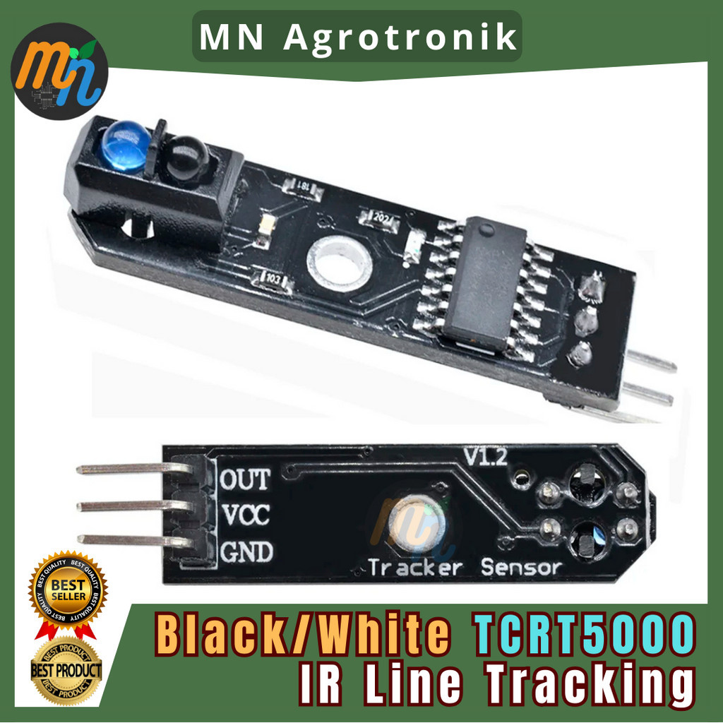 Jual INFRARED LINE TRACKING BLACK WHITE DETECTION SENSOR GARIS MODULE ...