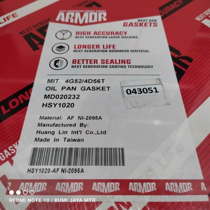 Jual PACKING CALTER L038 L300 DIESEL MD020232 HSY1020 ARMOR | Shopee ...