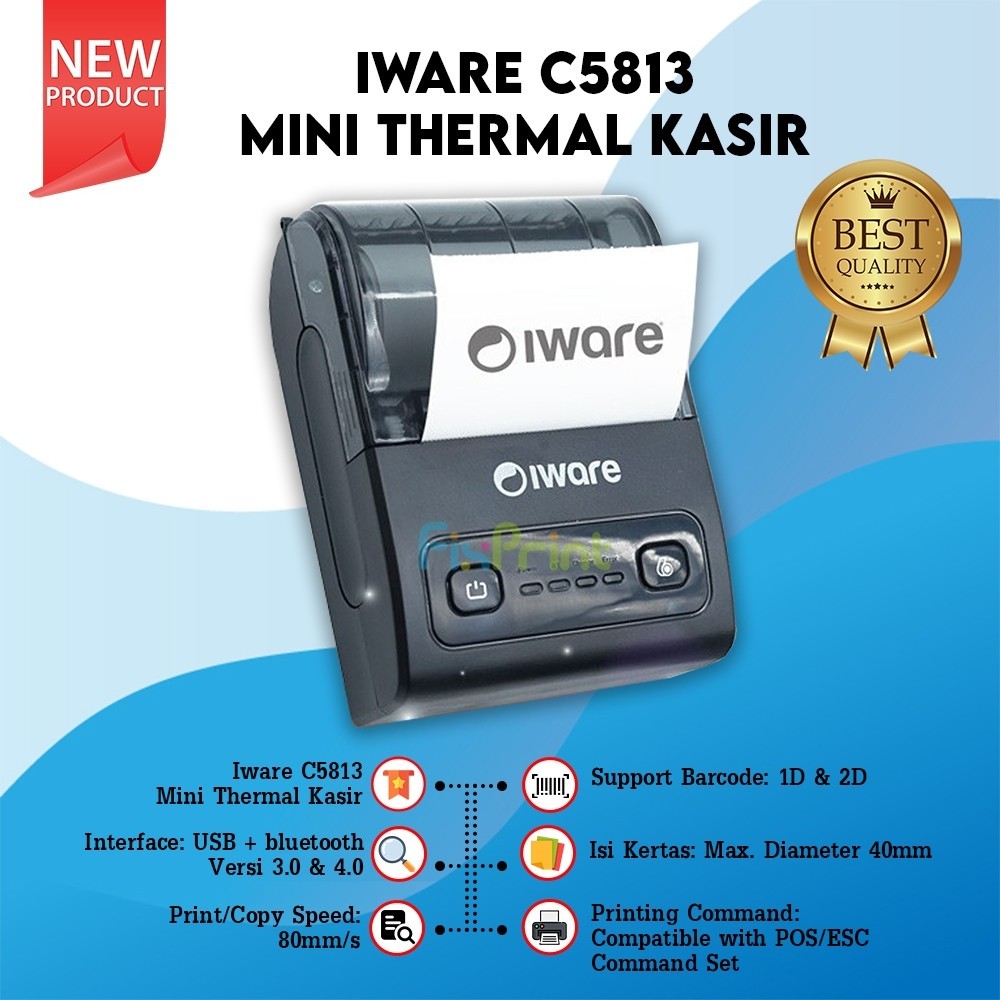 Jual Printer Thermal Kasir Iware Usb Bluetooth C Bt Bc C Bt Mp Ii Mp X