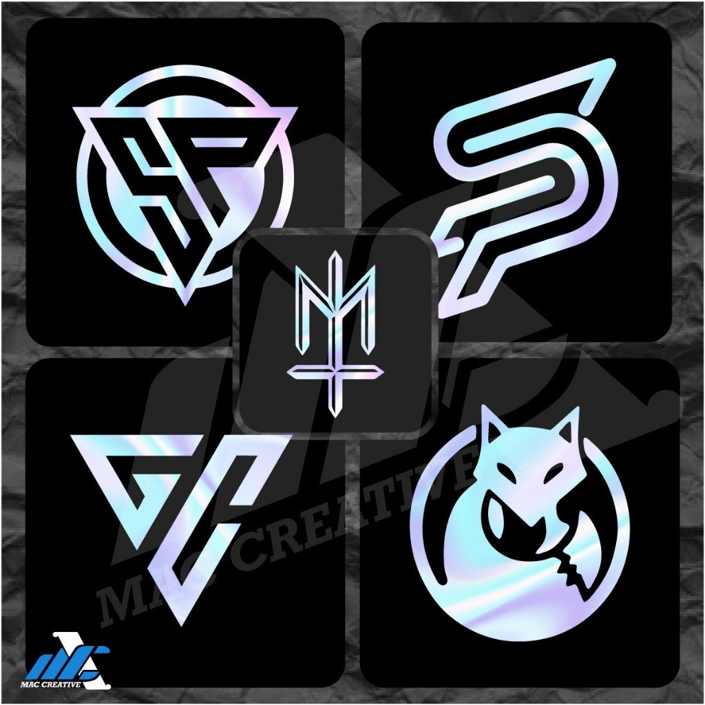 CUTTING STICKER MATERNAL BALCKFOX CONCEPT GC MOTOR SPEEDPEOPLE - CUTTING STIKER VIRAL - CUTTING STIKER HOLOGRAM JDM