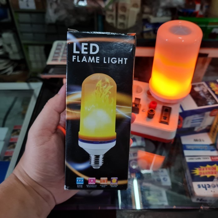 Jual LAMPU LED API/ LED FLAME LIGHT/ LED FLAME EFFECT FIRE /E27 /lampu ...