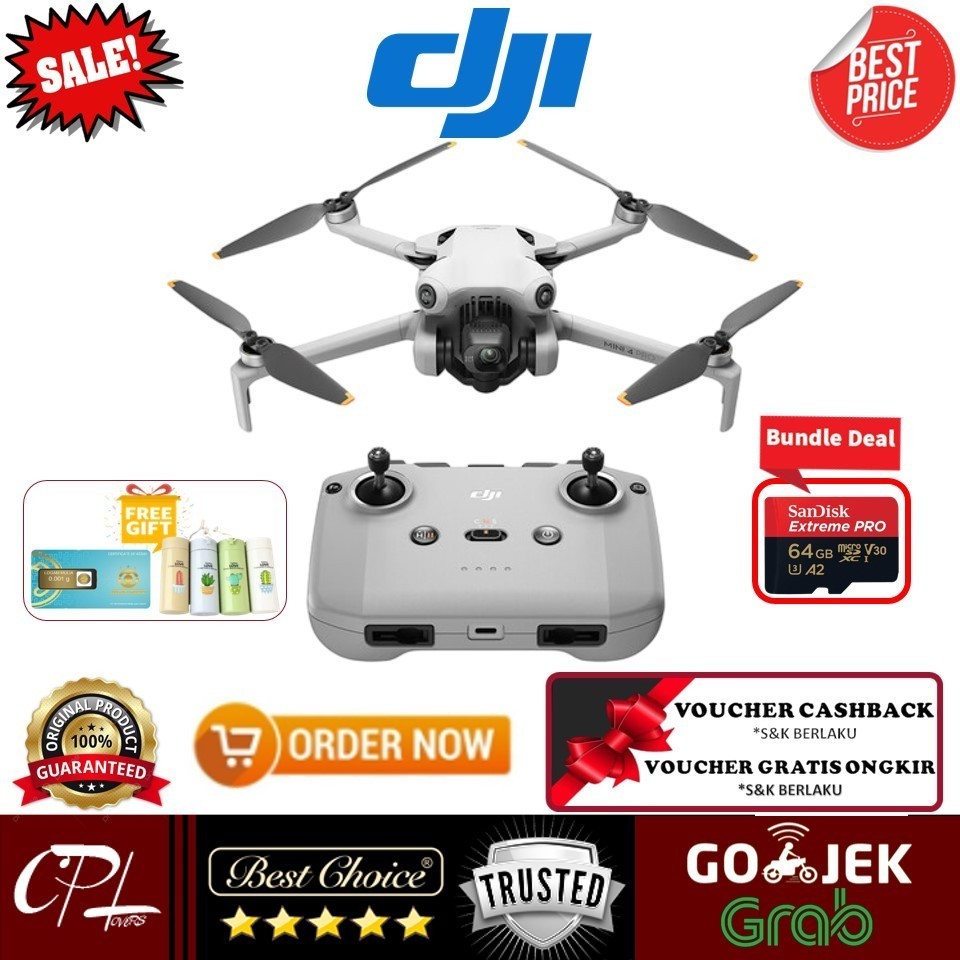 Jual DJI Mini 4 Pro Drone with RC-N2 Controller | Shopee Indonesia
