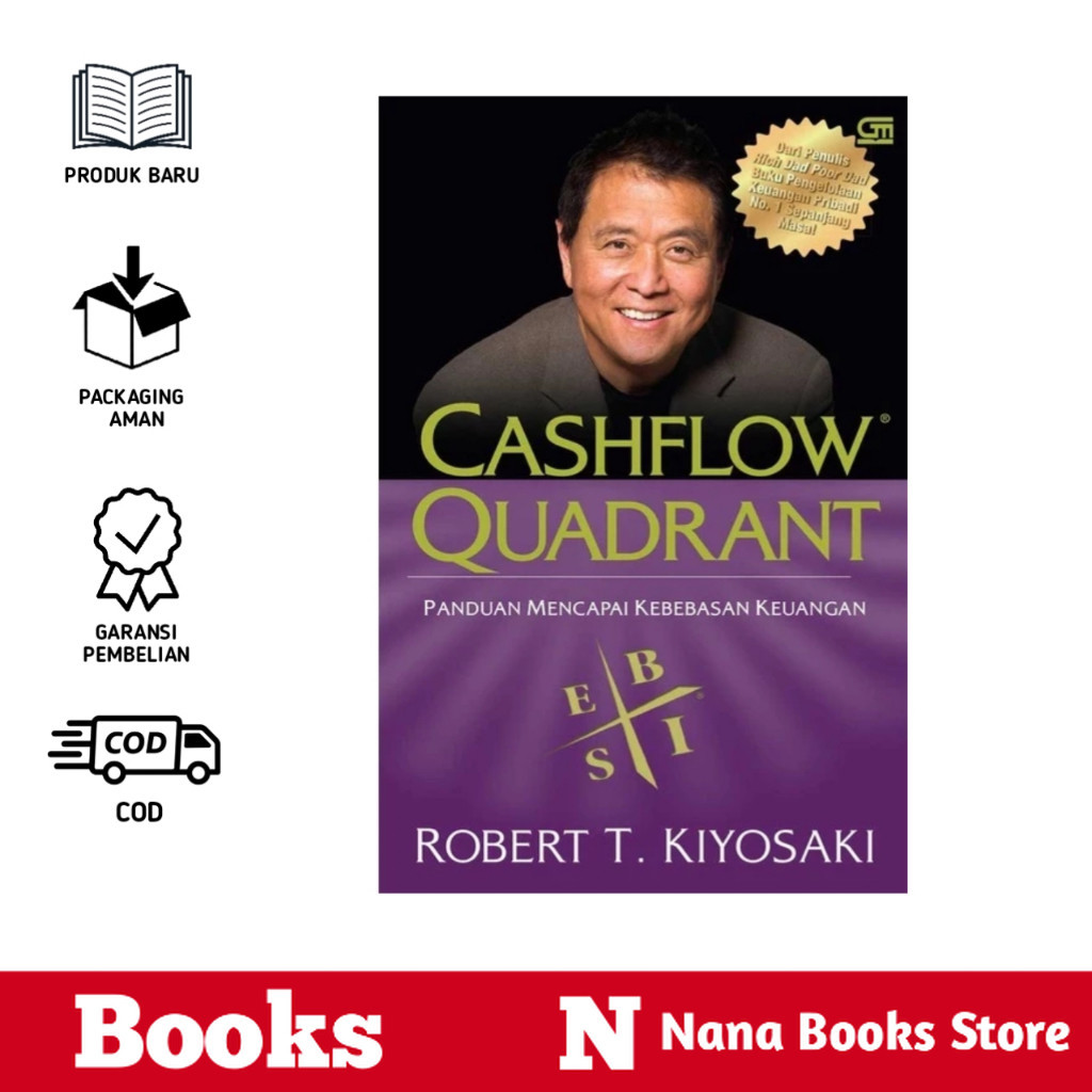 Jual Buku Cashflow Quadrant Edisi Revisi By Robert T Kiyosaki Penulis