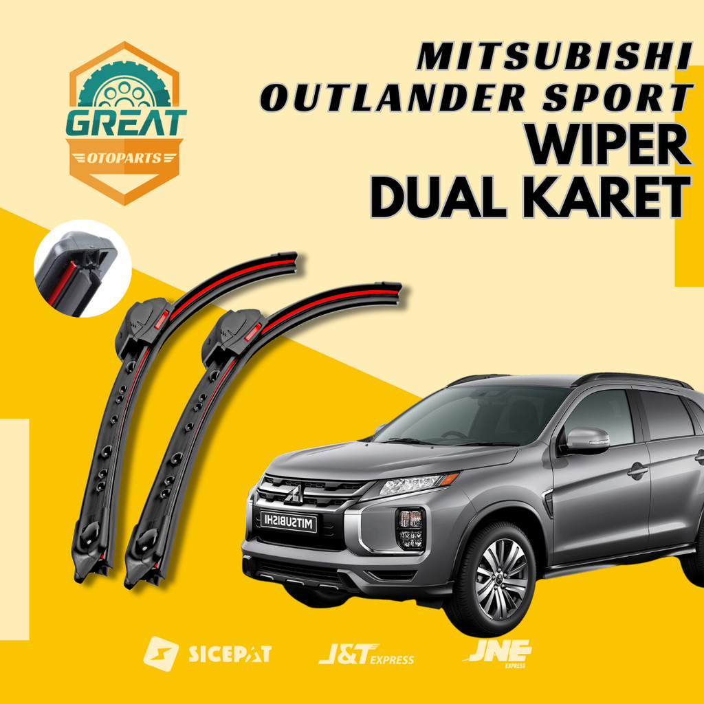 Front And Rear Windshield Wiper Blade For Mitsubishi Outlander Sport 11-21 Set 3 - Foto 9