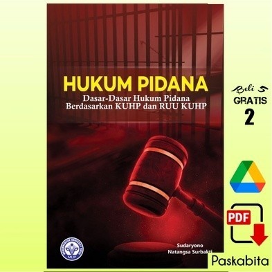 Jual Hukum Pidana Dasar-Dasar Hukum Pidana Berdasarkan KUHP Dan RUU ...