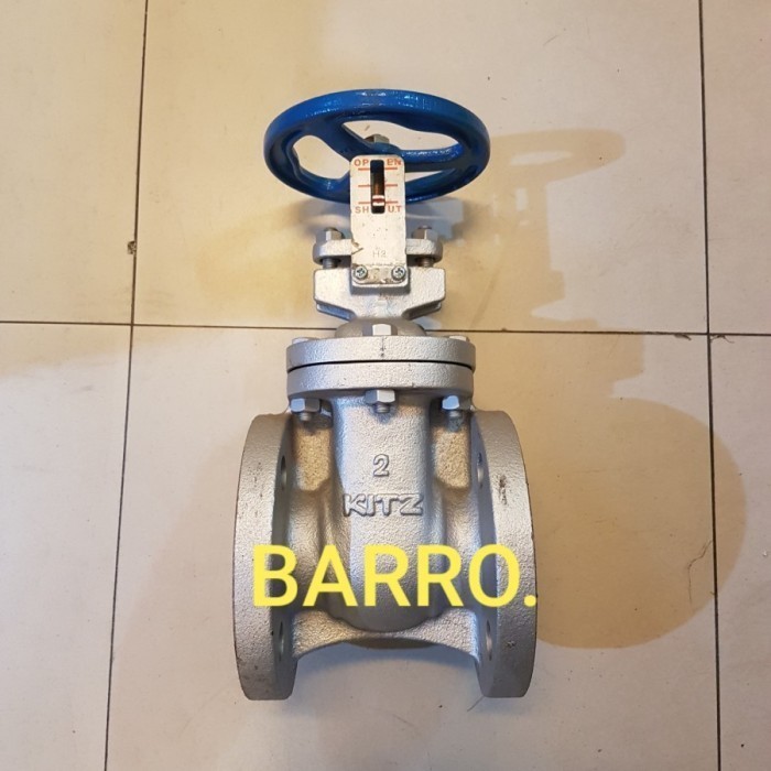 Jual GATE VALVE KITZ CAST IRON JIS 10K FLANGE 6