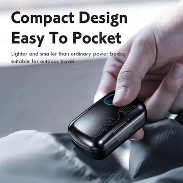 M10 Plus TWS Bluetooth 5.1 Earphone HiFi Stereo Noise Canceling Sports Wireless Powerbank